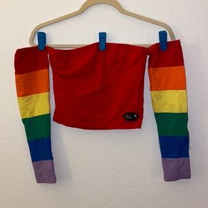 Under a Lucky Star Crop Top Dolls Kill dElias